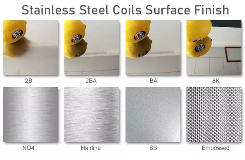100ft stainless steel coil surface