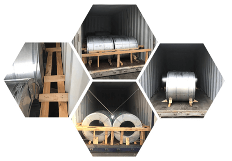 AZ150 Galvalume Steel Coil Shipping in Container