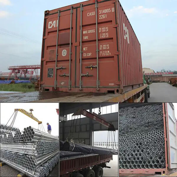 galvanized steel pipe packing and shipping (1)
