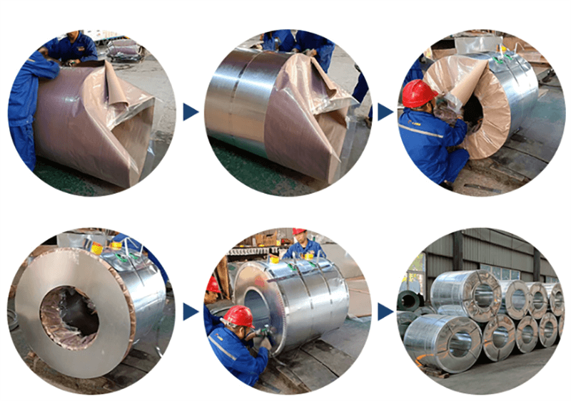 prepainted galvanized steel coil packing