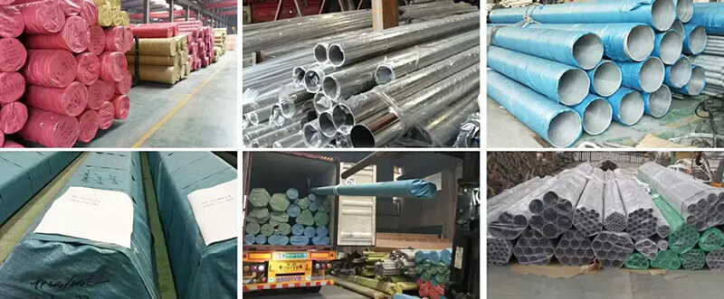 stainless steel pipe packing and shipping