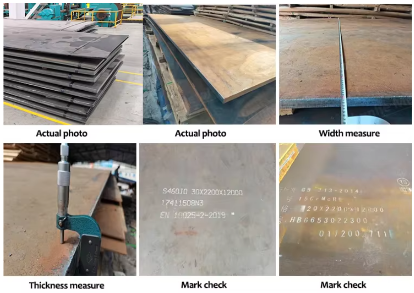 Wear resistant steel plate inspection 1 1