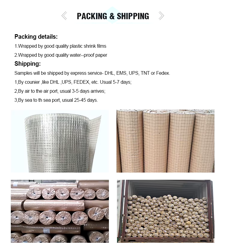 Galvanized Wire Mesh Packing And Shipping